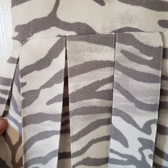 Rebecca Taylor Tiger Print Fit And Flare Dress Women's 6 - Picture 3 of 6